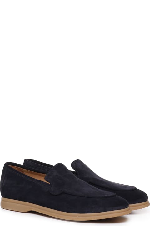 Loafers & Boat Shoes for Men Eleventy Loafers With Suede Logo