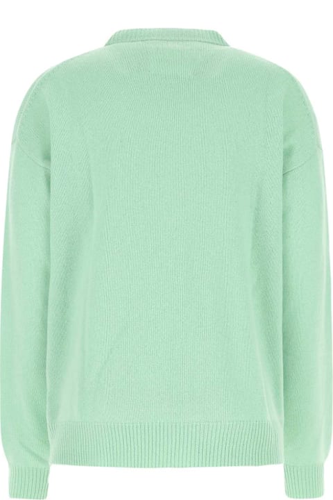 Jil Sander for Men Jil Sander Mint Green Cashmere Oversize Sweater