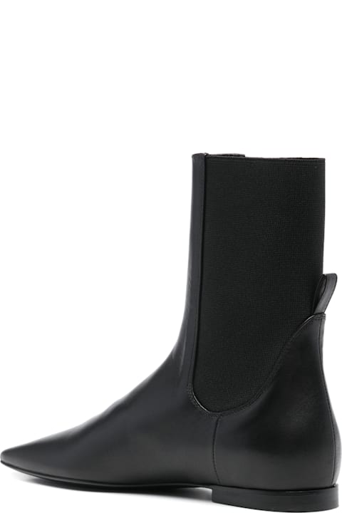 Totême أحذية برقبة لـ السيدات Totême Leather Chelsea Boots