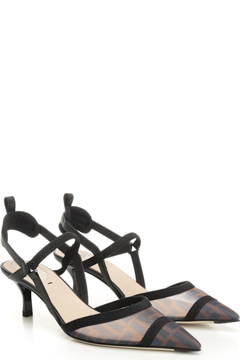 Fendi Sandals for Women Fendi "colibrì Lite" Slingbacks