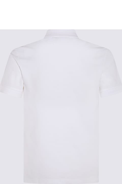 Fashion for Men Burberry White And Archive Beige Cotton Polo Shirt