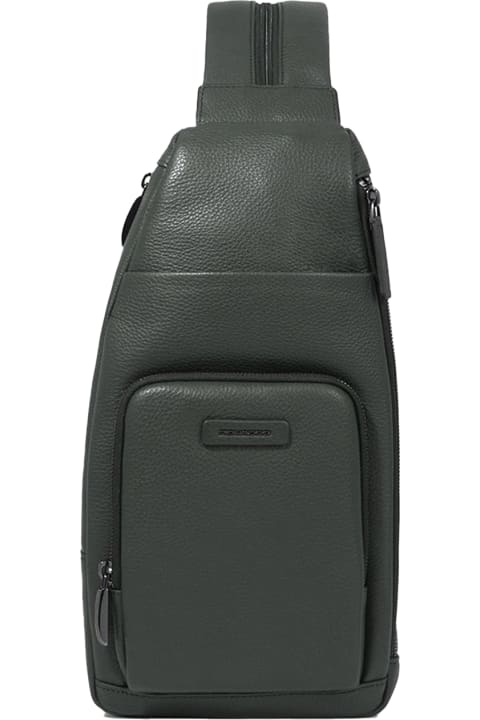 Piquadro for Women Piquadro Shoulder Bag For Ipad Mini, Portable As A Backpack