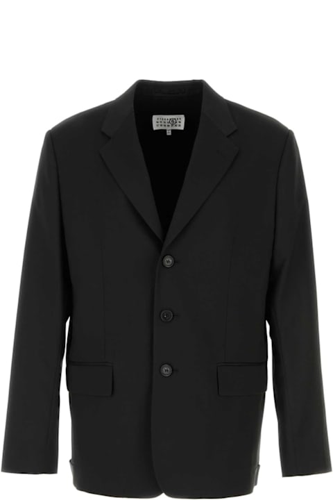 Homeware MM6 Maison Margiela Black Jersey Blazer