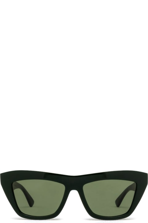 ウィメンズ Bottega Veneta Eyewearのアイウェア Bottega Veneta Eyewear Bv1121s Green Sunglasses