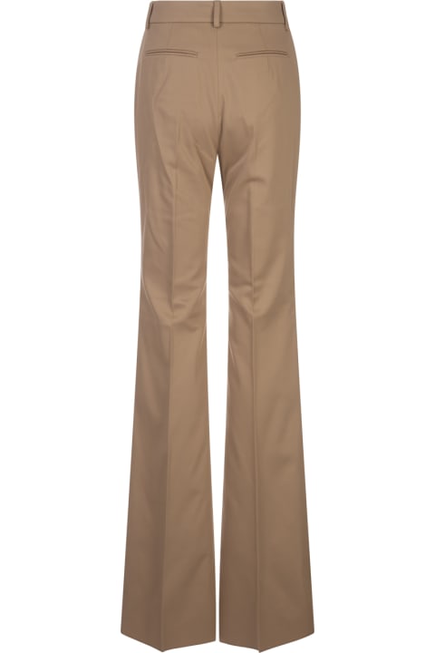 Clothing for Women SportMax Beige Norcia Trousers