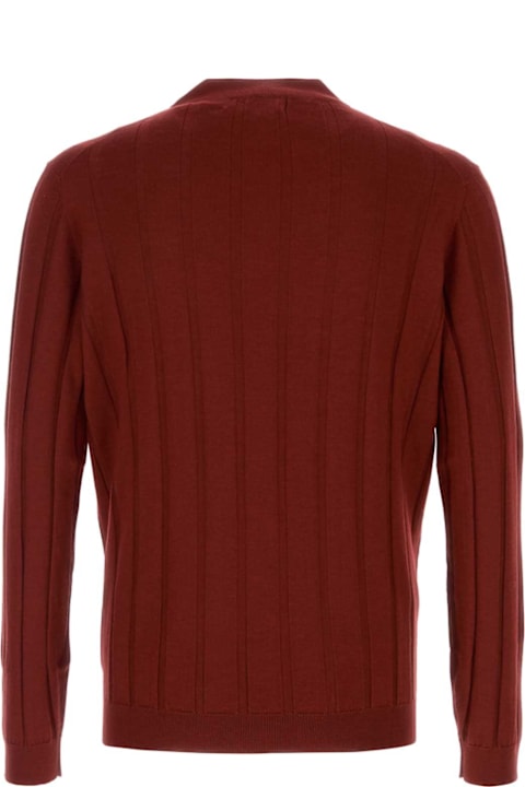 Homeware Brunello Cucinelli Tiziano Red Cashmere Blend Sweater