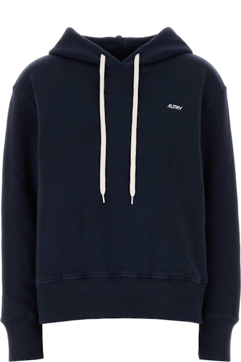 Autry Fleeces & Tracksuits for Women Autry Navy Blue Cotton Main Wom Sweatshirt