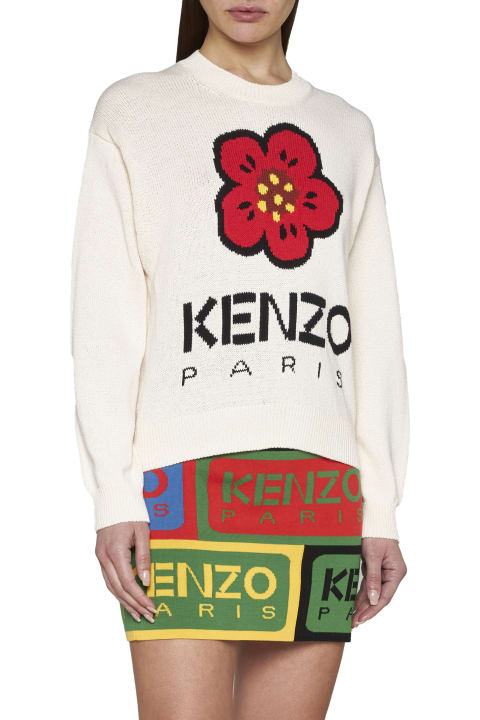 Kenzo Women Kenzo Long Sleeve Crew-neck Sweater