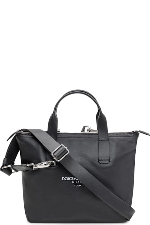 メンズ Dolce & Gabbanaのトートバッグ Dolce & Gabbana Small Logo Shopping Bag