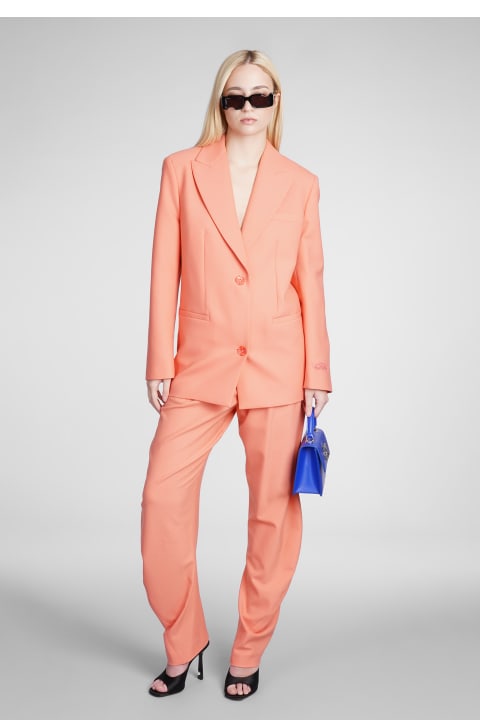 Clothing for Women Off-White Tomboy Single-breasted Long-sleeved Blazer