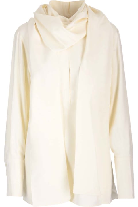 Givenchy Sale for Women Givenchy Scarf Collar Shirt