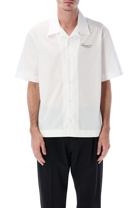 Homeware Givenchy Givenchy Poplin Shirt With Stamp Print