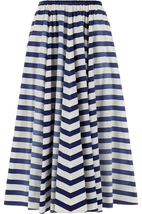 Homeware Prada Printed Poplin Skirt