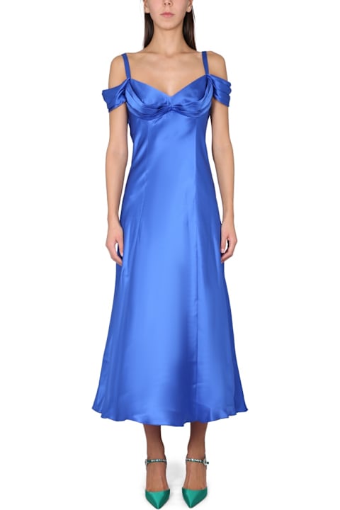 Homeware Alberta Ferretti Off-the-shoulder Dress