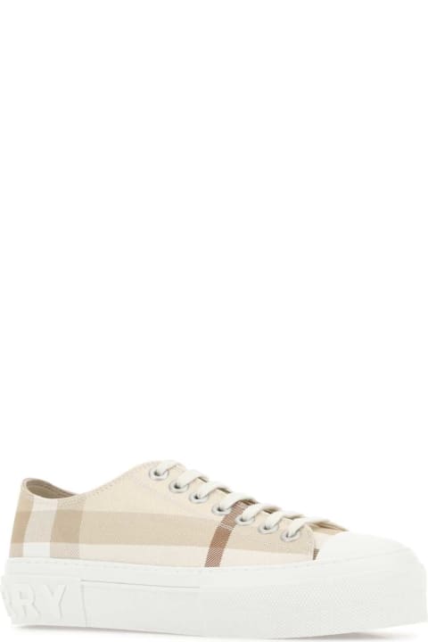 Fashion for Women Burberry Embroidered Canvas Sneakers