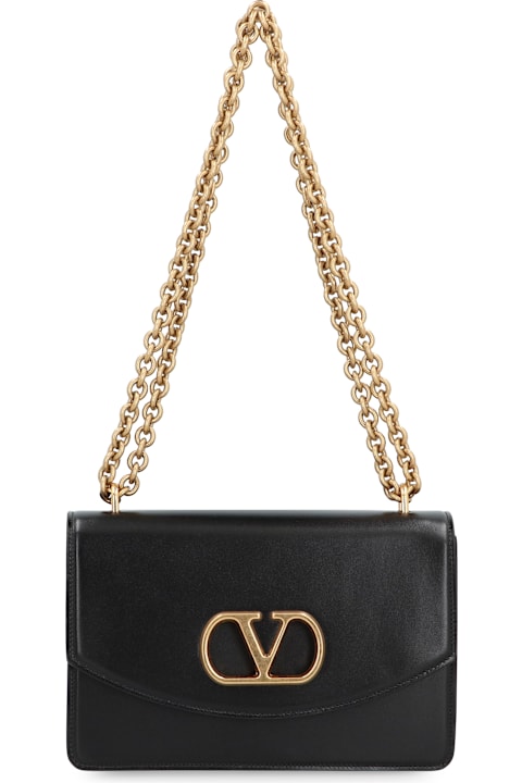 Sale for Women Valentino Garavani Vain Leather Shoulder Bag