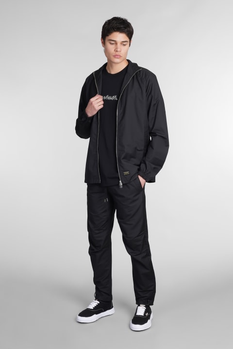Casual Jacket In Black Cotton