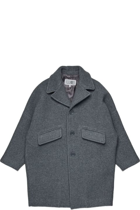 Homeware MM6 Maison Margiela Mm6 Maison Margiela Kids Wool Coat