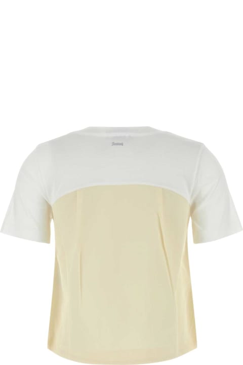 Herno Topwear for Women Herno White Cotton T-shirt