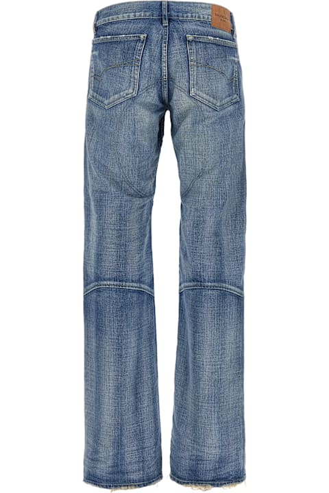 Balenciaga Jeans for Men Balenciaga Relief Stitching Jeans
