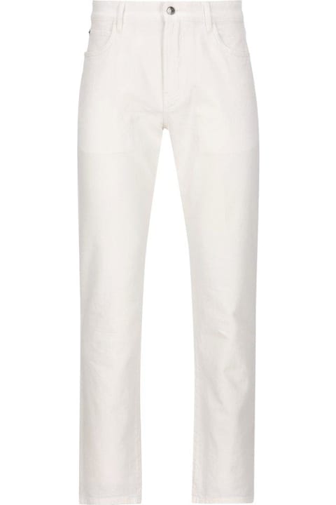 Loro Piana Clothing for Men Loro Piana Logo Patch Straight-leg Trousers