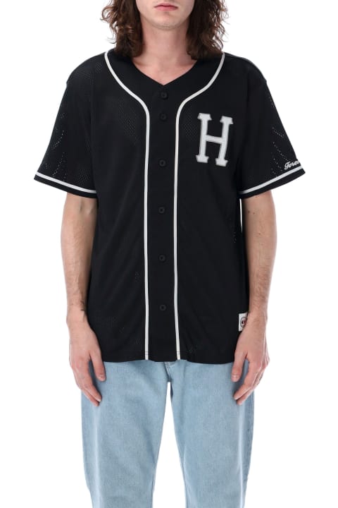 メンズ HUFのトップス HUF Baseball Mesh Shirt
