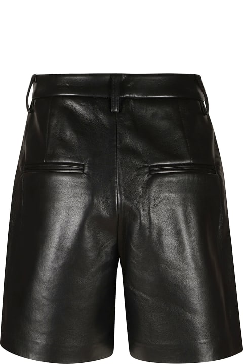 Anine Bing Pants & Shorts for Women Anine Bing Classic Shiny Leather Shorts