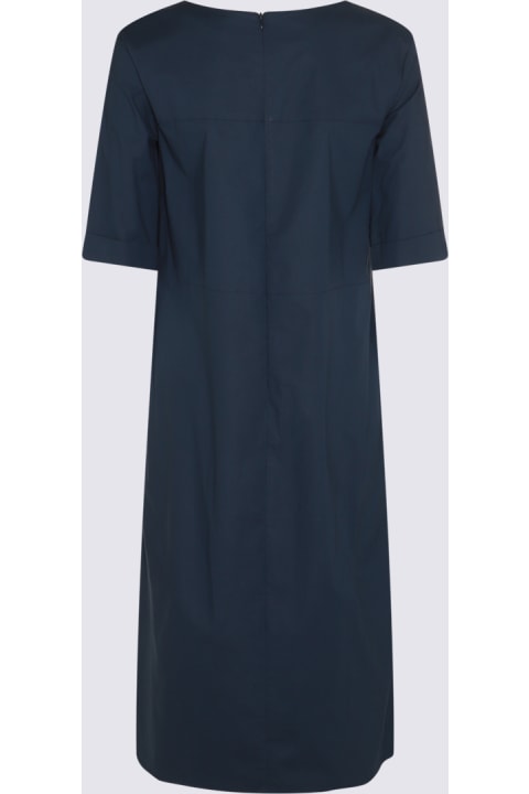 Antonelli Dresses for Women Antonelli Navy Blue Cotton Dress