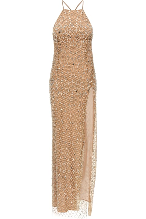 Homeware Elisabetta Franchi Crystal 
red Carpet
 Dress