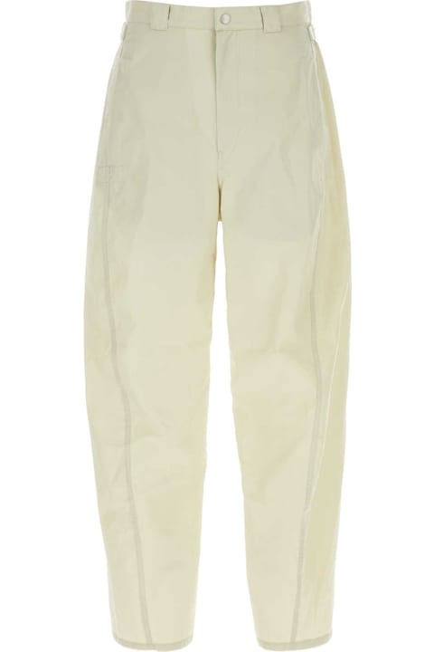 Lemaire Pants for Men Lemaire Sand Cotton Blend Pant