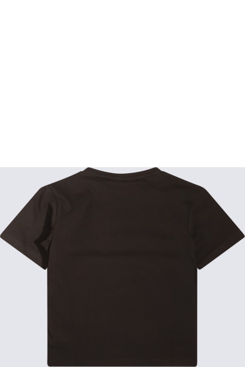 Topwear for Girls Dolce & Gabbana Black Cotton T-shirt