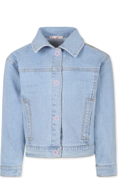 أدوات منزلية Billieblush Denim Jacket For Girl With Sequins