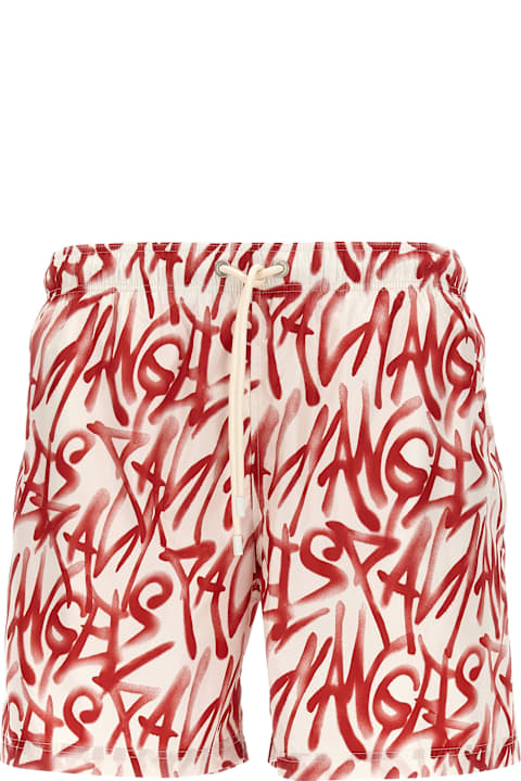 Palm Angels Swimwear for Men Palm Angels 'graffiti' Swimsuit