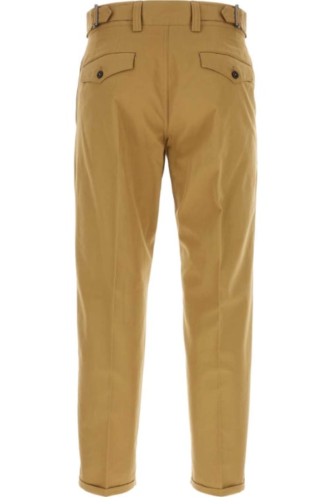 PT01 Clothing for Men PT01 Beige Cotton Pant