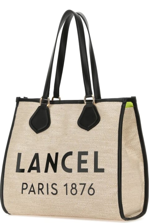 Lancel for Women Lancel Multicolor Canvas Summer Shopping Bag