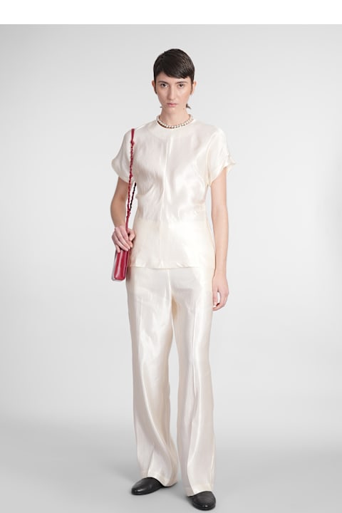 Homeware Loulou Studio Sally Pants In Beige Linen