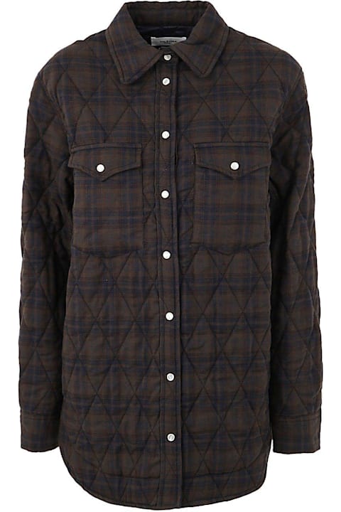 Sale for Women Marant Étoile Quilted Checked Button-up Shirt