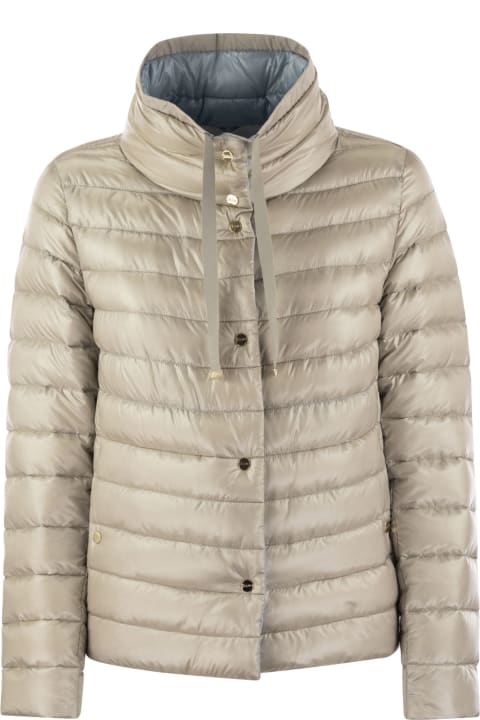Herno Coats & Jackets for Women Herno Reversible Nylon Down Jacket