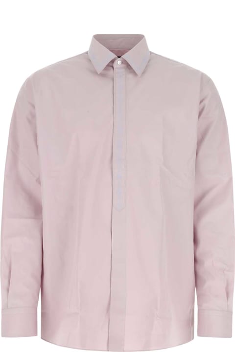 メンズ新着アイテム Fendi Lilac Poplin Shirt
