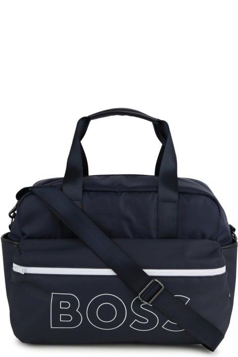 Accessories & Gifts for Baby Boys Hugo Boss Changing Bag With Print