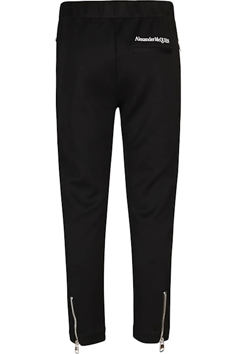 Sale for Women Alexander McQueen Black Cotton Blend Trousers