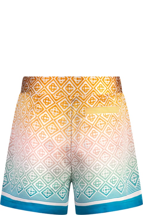 Casablanca Pants & Shorts for Women Casablanca Gradient Monogram Silk Shorts