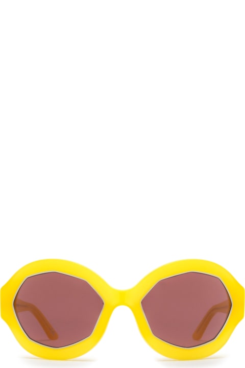 Marni Eyewear Eyewear for Women Marni Eyewear Cumulus Cloud Yellow Sunglasses