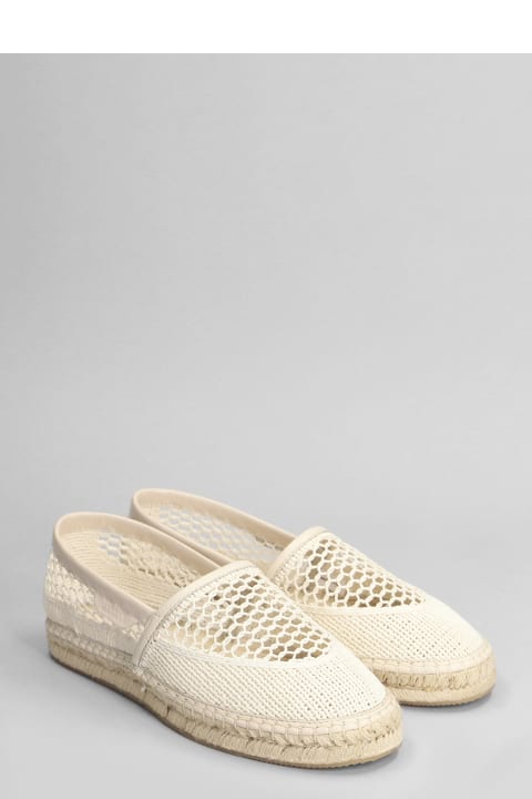 Flat Shoes for Women Isabel Marant Halky Espadrilles In Beige Cotton