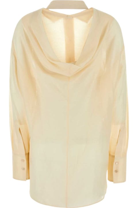 Homeware Givenchy Cream Silk Blend Oversize Shirt
