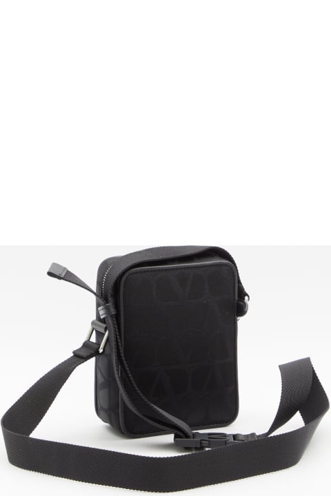 Shoulder Bags for Men Valentino Garavani Black Iconographe Bag