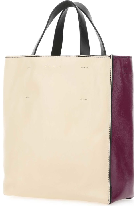 Marni for Women Marni Multicolor Leather Museo Soft Handbag