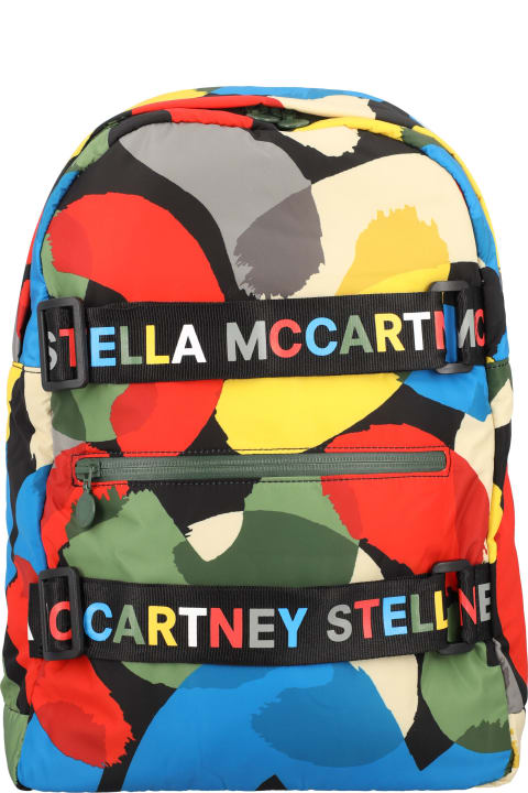 Logo Backpack in Multicoloured - Stella Mc Cartney Kids