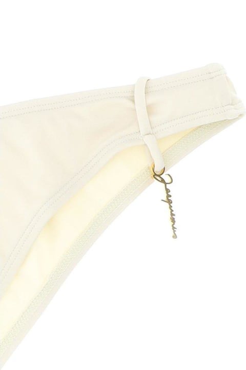 Summer Dress Code for Women Jacquemus Logo Charm Low-rise Bikini Bottoms
