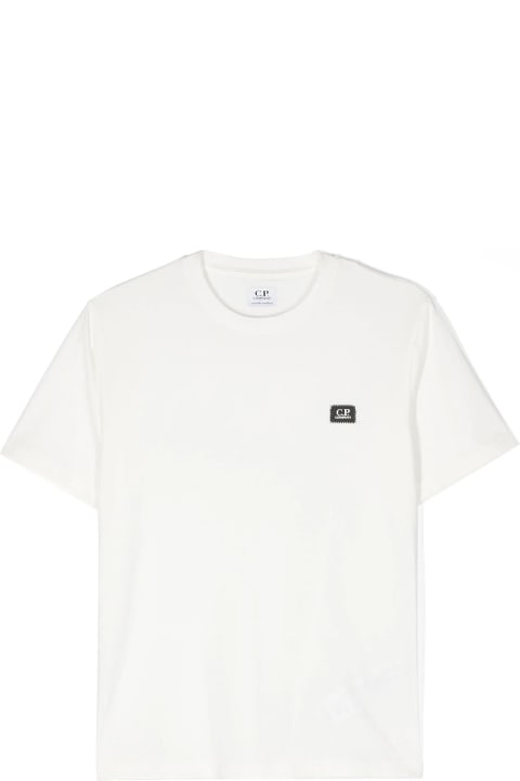 C.P. Company T-Shirts & Polo Shirts for Girls C.P. Company C.p. Company T-shirts And Polos White